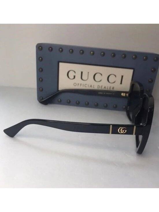 Authentic Gucci Grey Gradient Square Ladies Sunglasses GG0632S 001 main image 13